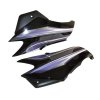 Side Panel / Side Cowl Set Fit For Hero Super Splendor Latest (Type-2) Black (Purple Sticker)