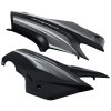 Side Panel / Side Cowl Set Fit For Hero Super Splendor Latest (Type-2) Black (Grey Sticker)