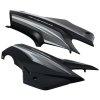 Side Panel / Side Cowl Set Fit For Hero Super Splendor Latest (Type-2) Black (Grey Sticker)