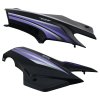 Side Panel / Side Cowl Set Fit For Hero Super Splendor Latest (Type-3) Black (Purple Sticker)