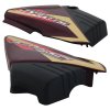 Side Panel / Side Cowl Set Fit For Yamaha Yamaha Crux Candy Maroon With Graphic
