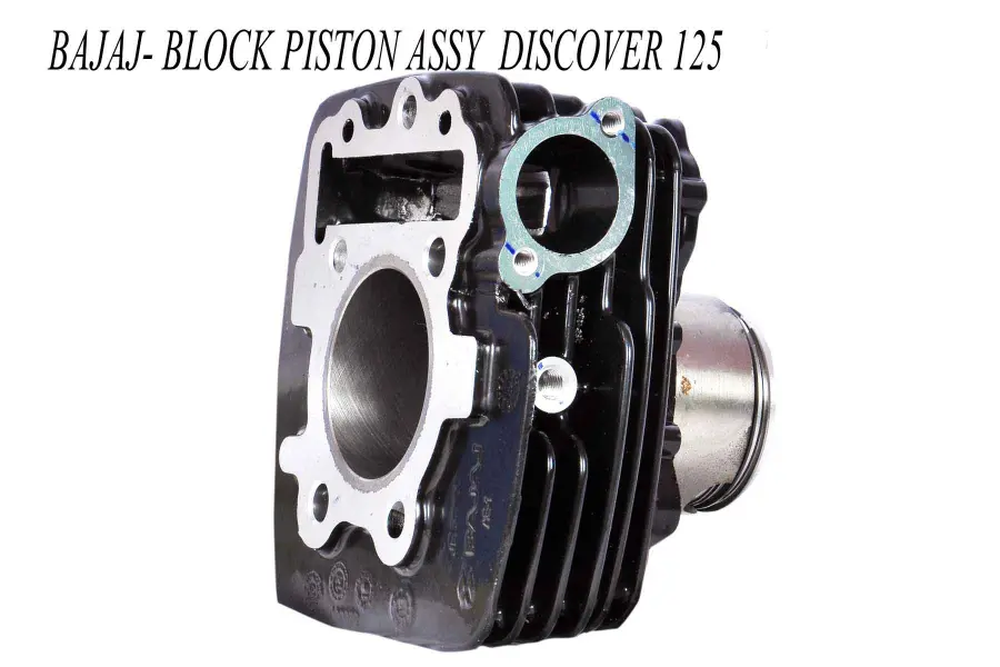 BAJAJ BLOCK PISTON ASSYMBLY DISCOVER 125 Indian Bikes Spares