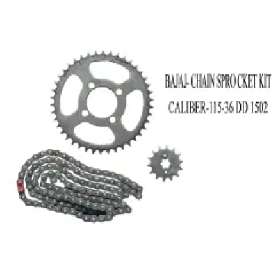 Bajaj Chain Sprocket Kit Caliber115