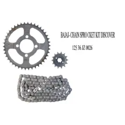 Bajaj Chain Sprocket Kit Discover 125
