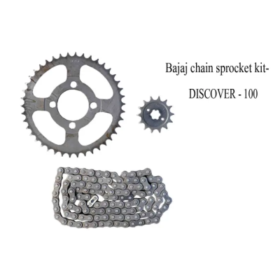 Bajaj Chain Sprocket Kit Discover100