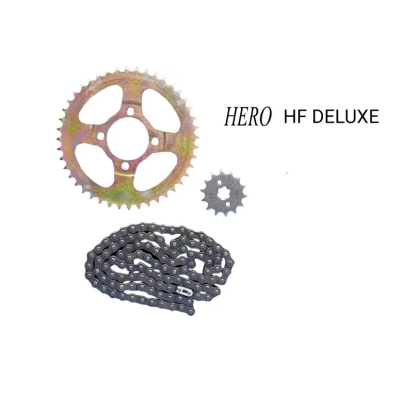Hero Chain Sprocket Kit Hf Deluxe