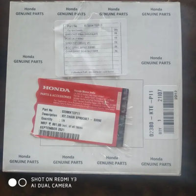 Honda Chain Sprocket Kit Shine