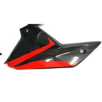 Belly Pan Left Side With Red Decal For Pulsar 150 Twin Disc BS4 | Bajaj