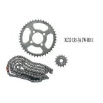 Chain Sprocket Kit For XCD 135 |Bajaj
