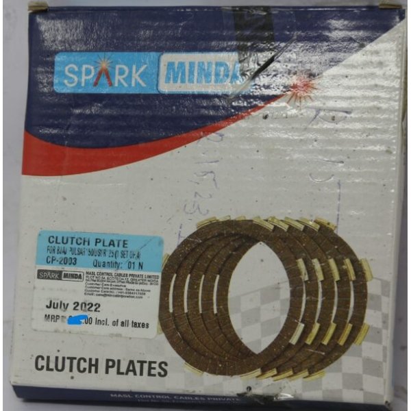 Clutch Plates (Set of 4) For Bajaj Pulsar 150 | Discover 125 | Spark Minda