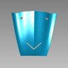 COVER, Center Front (Metallic Blue M, B-215M) | Maestro | Hero