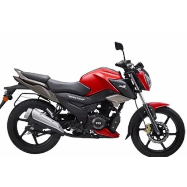 Cover Fuel Tank Outer Left Side Striking Red For Raider 125 | TVS