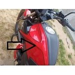 Cover Fuel Tank Outer Left Side Striking Red For Raider 125 | TVS