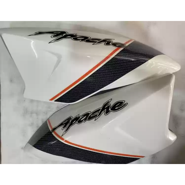 Cover Fuel Tank Pearl White Right Side For Apache RTR 160 2V | TVS