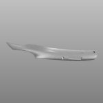Cover Right Floor Side Sub Assy Mat Ray Silver For Destini 125 | Hero