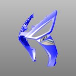 Front Center Cover ( Techno Blue Metallic) For Hero Maestro Edge BS6 | HERO