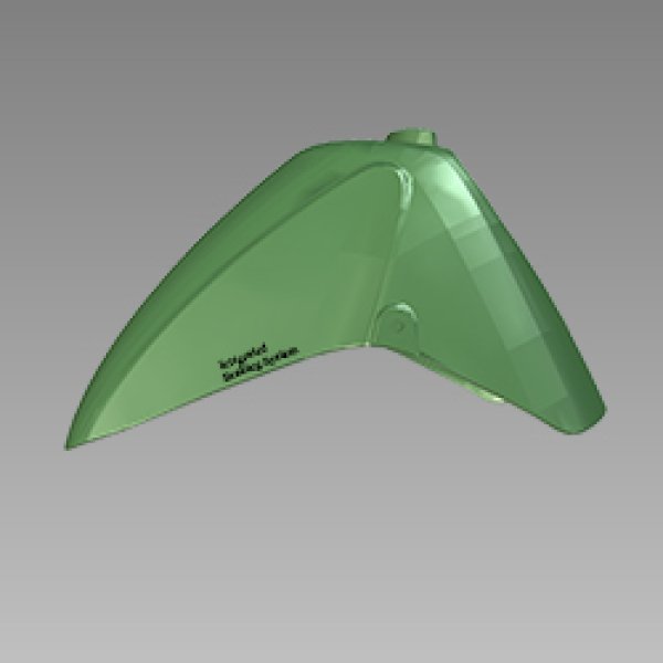 Front Fender Leaf Green Metallic (LGM,GY-141M) For Hero Pleasure