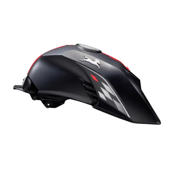 Fuel Tank Cover Outer Left Side Gross Black For TVS Apache RTR 160 4V