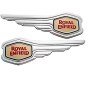 GENUINE TANK AND SIDE BOX STICKERS SET FOR ROYAL ENFIELD STANDARD