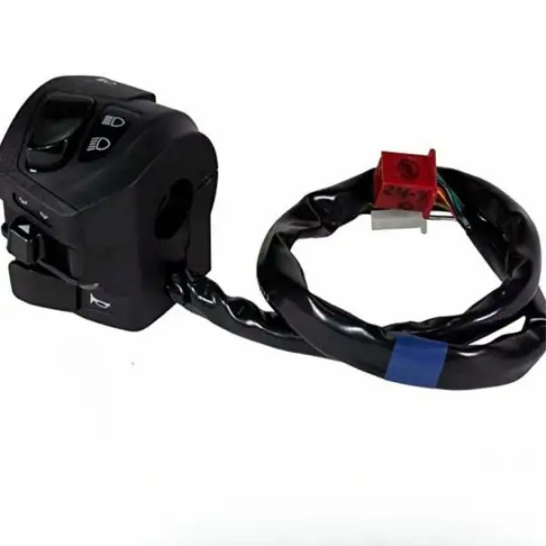 Handle Bar Switch-RIGHT HAND (KICK START) WITH WIRE COUPLER (ZEUS) (UNO MINDA)