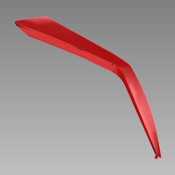 HEAD LT. BEZEL TRIM RIGHT SIDE RED FOR HERO XTREME SPORT