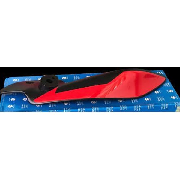 Headlamp Fairing Satin Black & Red Left Hand For Bajaj Pulsar NS160 | NS 160BS6| NS200 |NS 200BS6