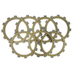 High Quality Paper Based Clutch Plates Suitable for Yamaha FZ6N Set of 7 Clutch Plates