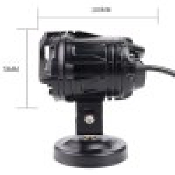 HJG Y Lens Ultra Wide LED Fog Lights for Royal Enfield Motorcycles (Pair with wiring)