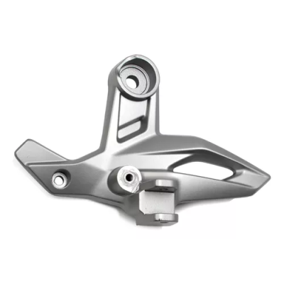 Holder Step Left Side Satin Silver For Pulsar N160 | Pulsar P150 | Pulsar F250 | N250 | Bajaj