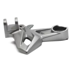 Holder Step Right Side Satin Silver For Pulsar N160 | Pulsar P150 | Pulsar F250 | N250 | Bajaj