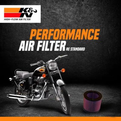 K&N Air Filter For Royal Enfield Standard 350/500
