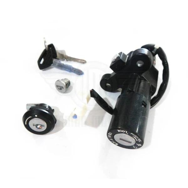 Lock Kit (3 in 1) For Bajaj Discover 100 4G | Boxer 150BM