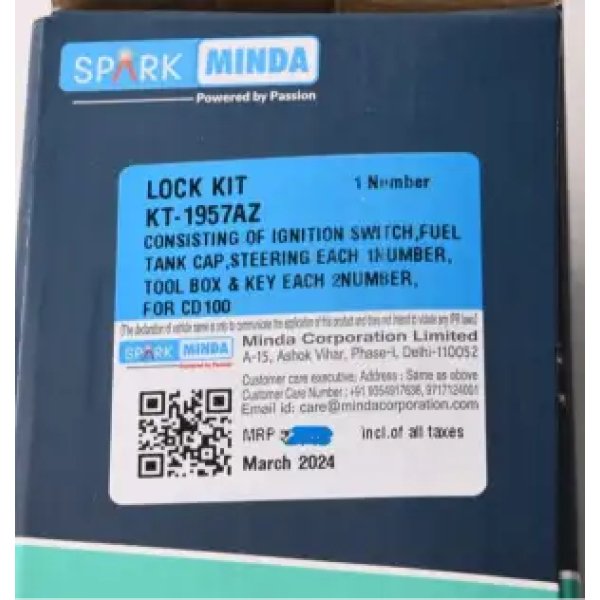 Lock Kit Set of 5 For Hero CD 100 | Spark Minda