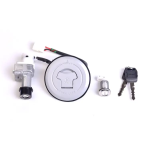 Lock Kit With Fuel Tank Cap For Hero Super Splendor Fi BS6 | Spark Minda