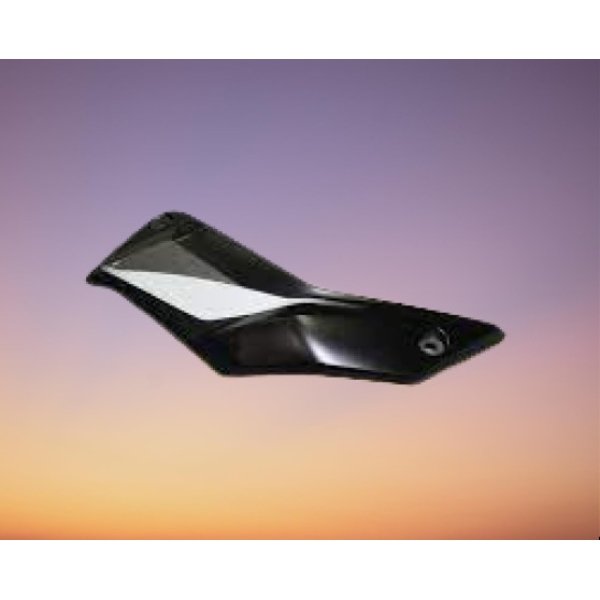 Lower Fairing(Belly Pan) Left Side Black & Grey For Bajaj Pulsar NS200