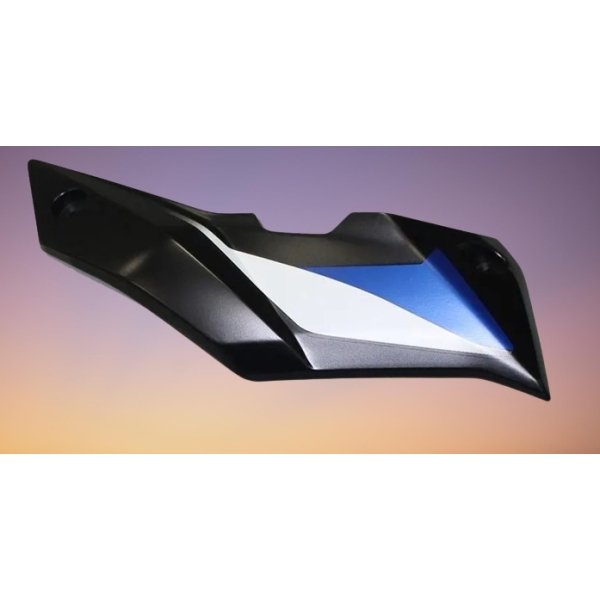 Lower Fairing(Belly Pan) Right Side Satin Black & Plasma Blue For Bajaj Pulsar NS200