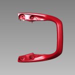 Pillion Handle candy Blazing Red For Maestro | Hero