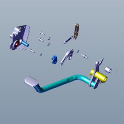 Rear Brake Pedal And Rod Sub Assy For Passion Xtec | Passion Pro | Hero