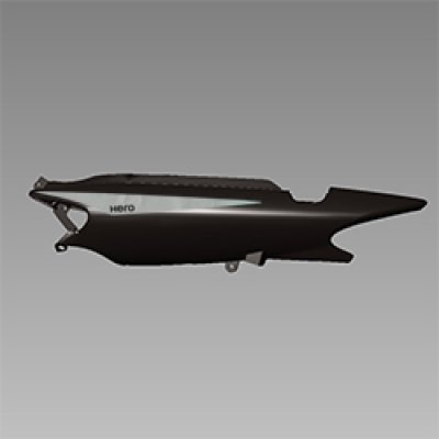 Rear Cowl Left Side Black (PNB, NH-B08M(TY-1) For Achiever | Hero
