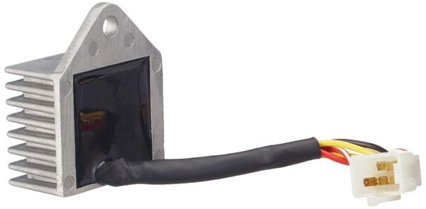 Regulator Rectifier Aluminium Case Pin White Wire Coupler Fiero/  Fiero F2/ Victor Gl/ Pep/ Pep+ Uno Minda