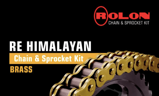 Rolon Brass Chain & Sprocket Kit For Royal Enfield Himalayan (BS3, BS4, BS6)