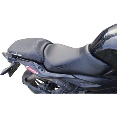 Seat Cowl Right Side Gloss Black With Red Decal For Pulsar N160 | Bajaj