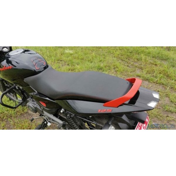 Seat Cowl wh Decal eb Black Solar Red For Bajaj Pulsar 125 Split Seat