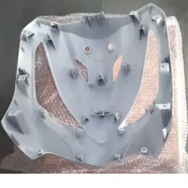 Set Cover Front Upper (Pearl Silver White ex Sparkle Me) For Hero Destini 125 | Destini BS-VI