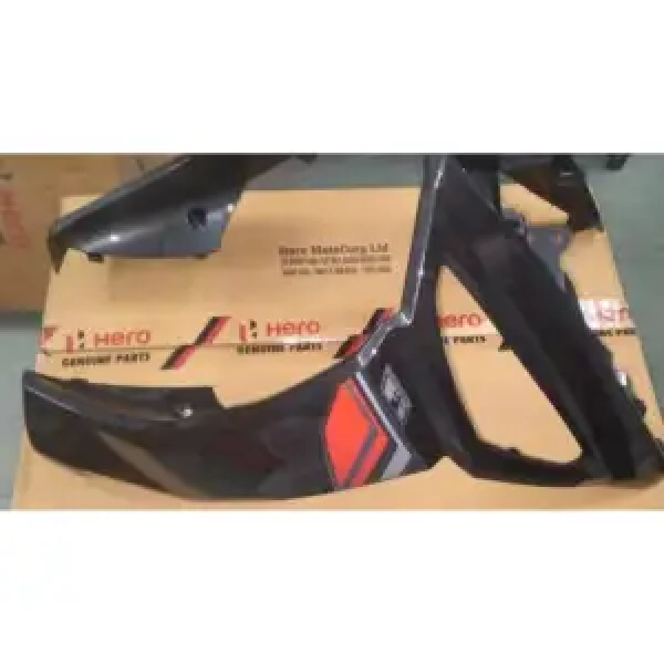 Set Front Cover Centre Panther Black For Hero Maestro EDGE BS6