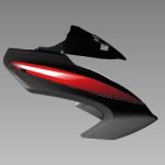 SET FT COWL(BLACK NH-1(T1) | GLAMOUR I3S | HERO