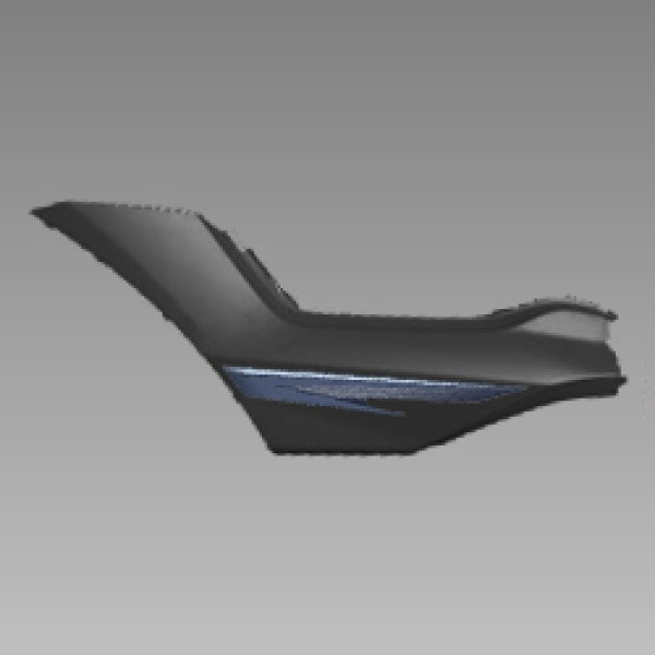Set Left Side Cover Black (Nh-1) For Xtreme | Hero