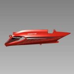 SET, LEFT SIDE COWL (BLACK,NH-1 TYPE-1)