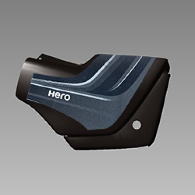 Side Cover Right Side Black For Passion Pro | Hero