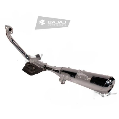 Silencer Assembly W/o Shield For Bajaj Avenger Cruise 220| Avenger 220| Cruise 220UG
